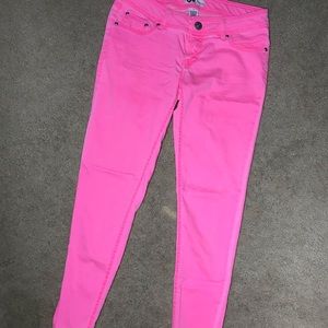 HOT PINK sz7 Skinny Jeans
